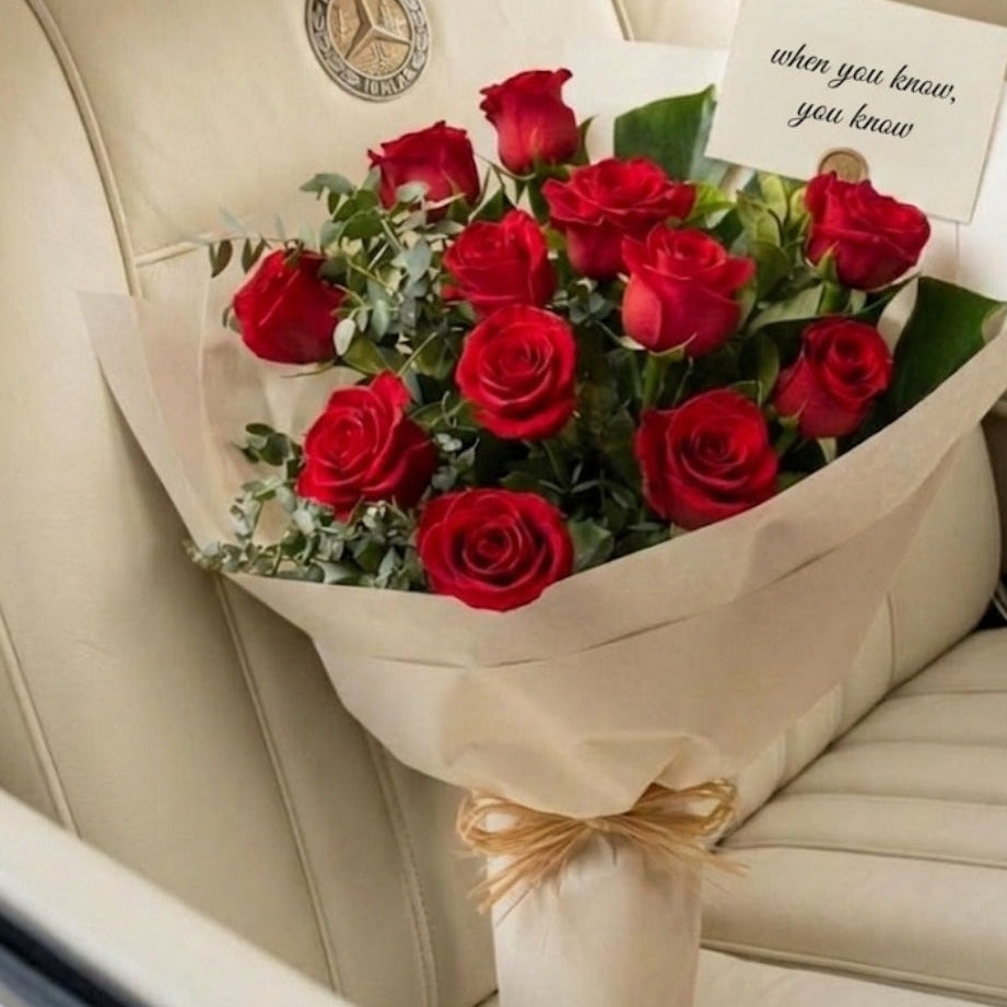 Luxe Dozen Roses Wrap