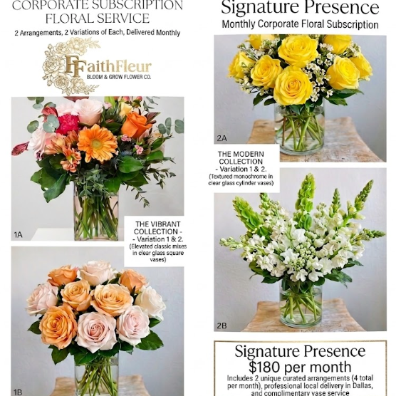 Corporate Floral Subscription - Signature Presence