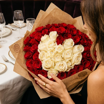 72 Roses Wrap - Le Grand Cœur
